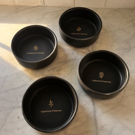 Branded dog bowls with logo