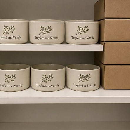 Customized dog bowls for pet retail and brands