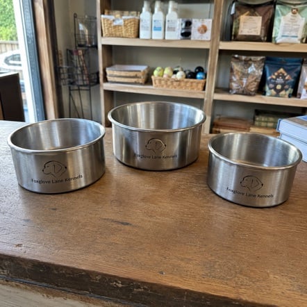 Dog bowls with logo printing